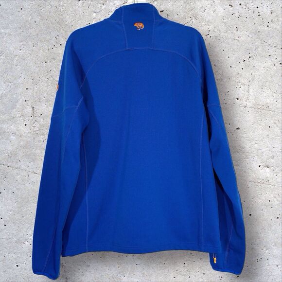 Mountain Hardwear Mens Desna Full Zip Fleece Jacket Athletic Fit Large Azul Blue - Picture 7 of 12